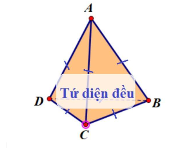 Tứ diện đều là hình gì?