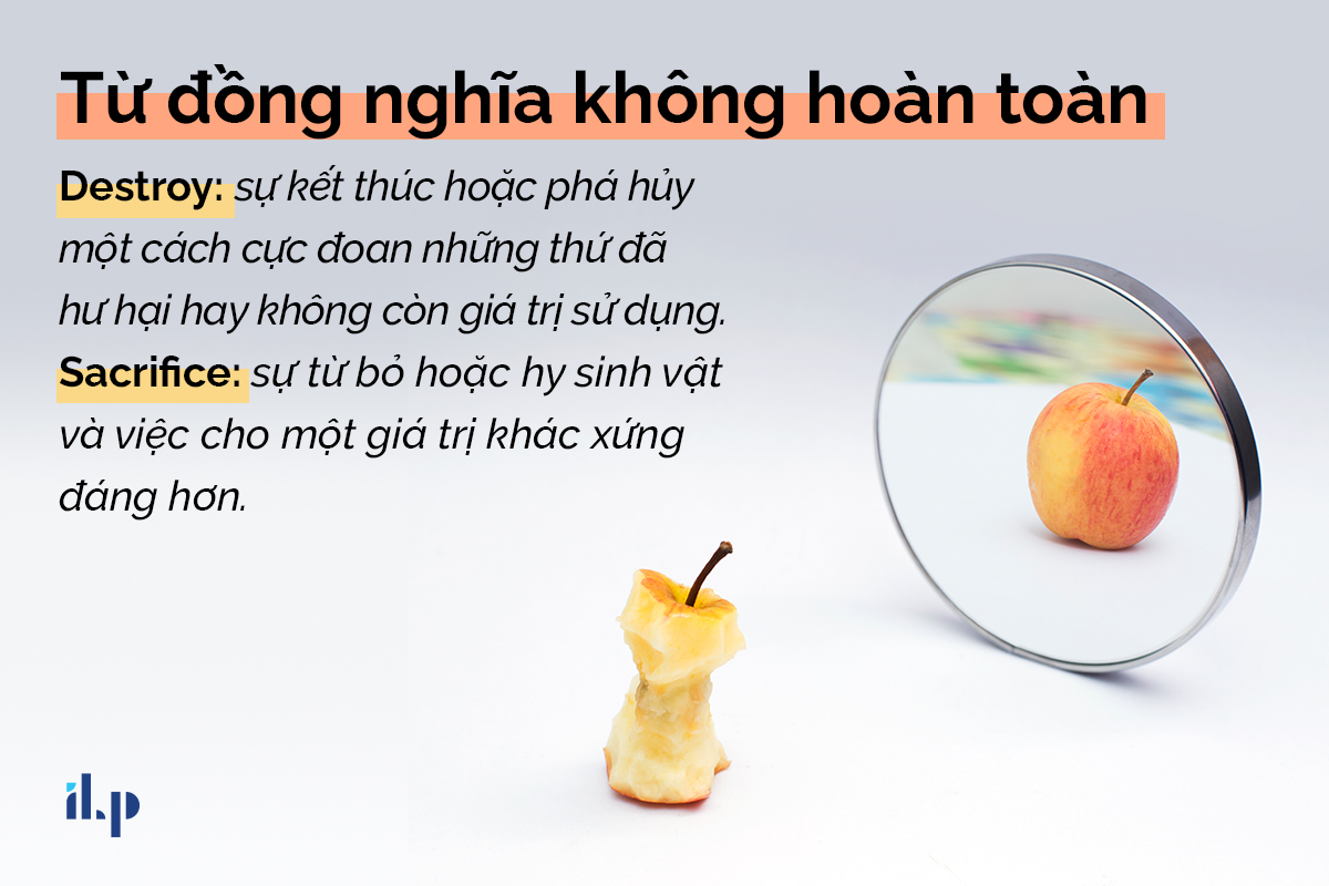 Từ Đồng Nghĩa Không Hoàn Toàn Là Gì?