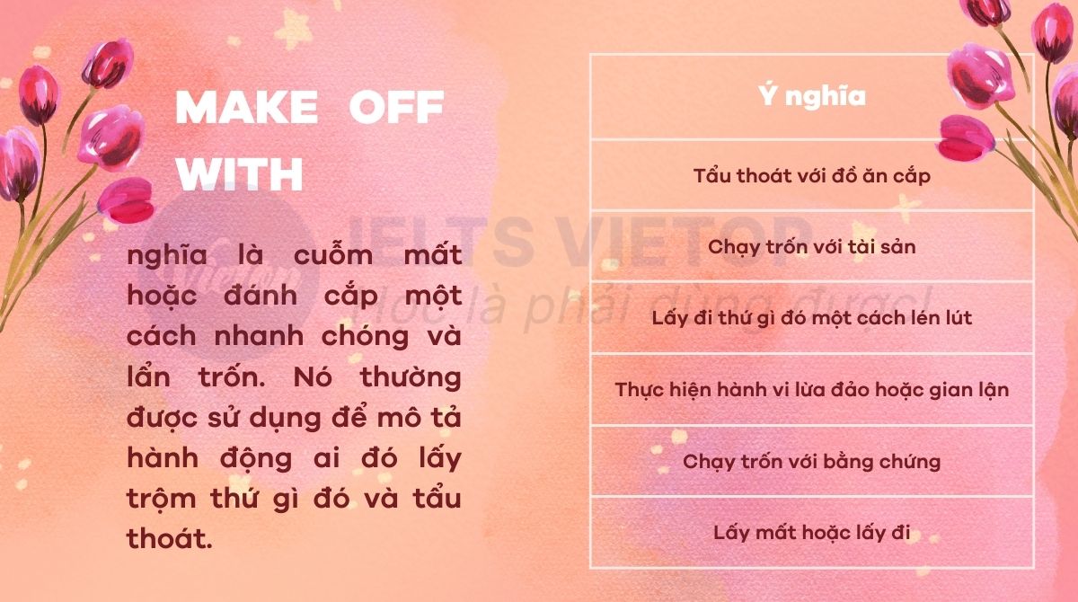 Make Off With Nghĩa Là Gì? Gallery 2
