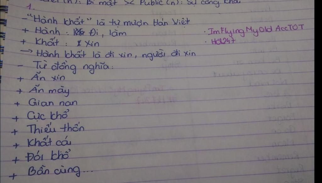 Từ Đồng Nghĩa với Từ Hành Khất Gallery 2