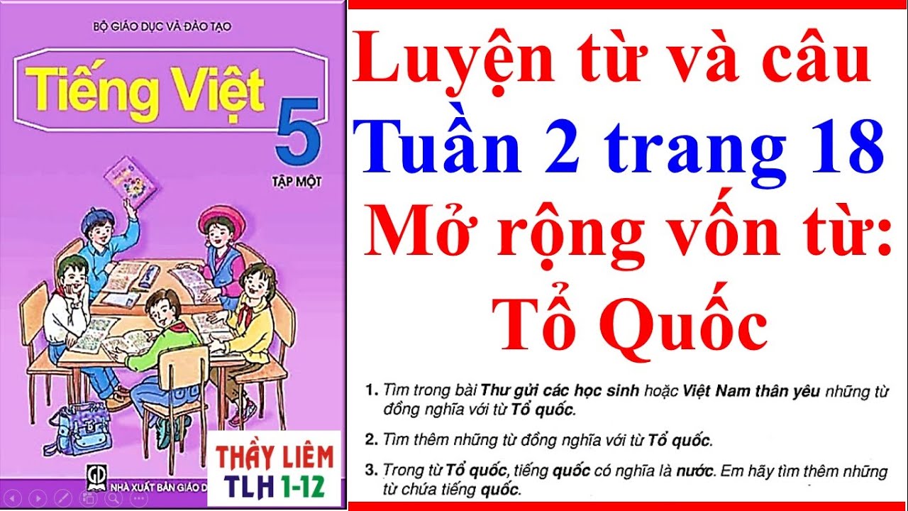 Từ đồng nghĩa với từ "to quốc" lớp 5