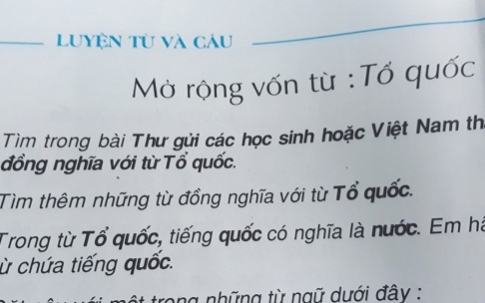 Từ đồng nghĩa với từ "to quốc" lớp 5 Gallery 2