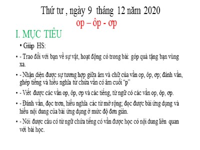 Từ có vần op Gallery 2