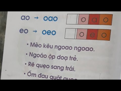 Từ ngữ chứa vần oao: Khám phá kho tàng ngôn ngữ Việt