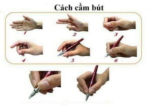 Hướng dẫn cách cầm bút đúng cách Gallery 1