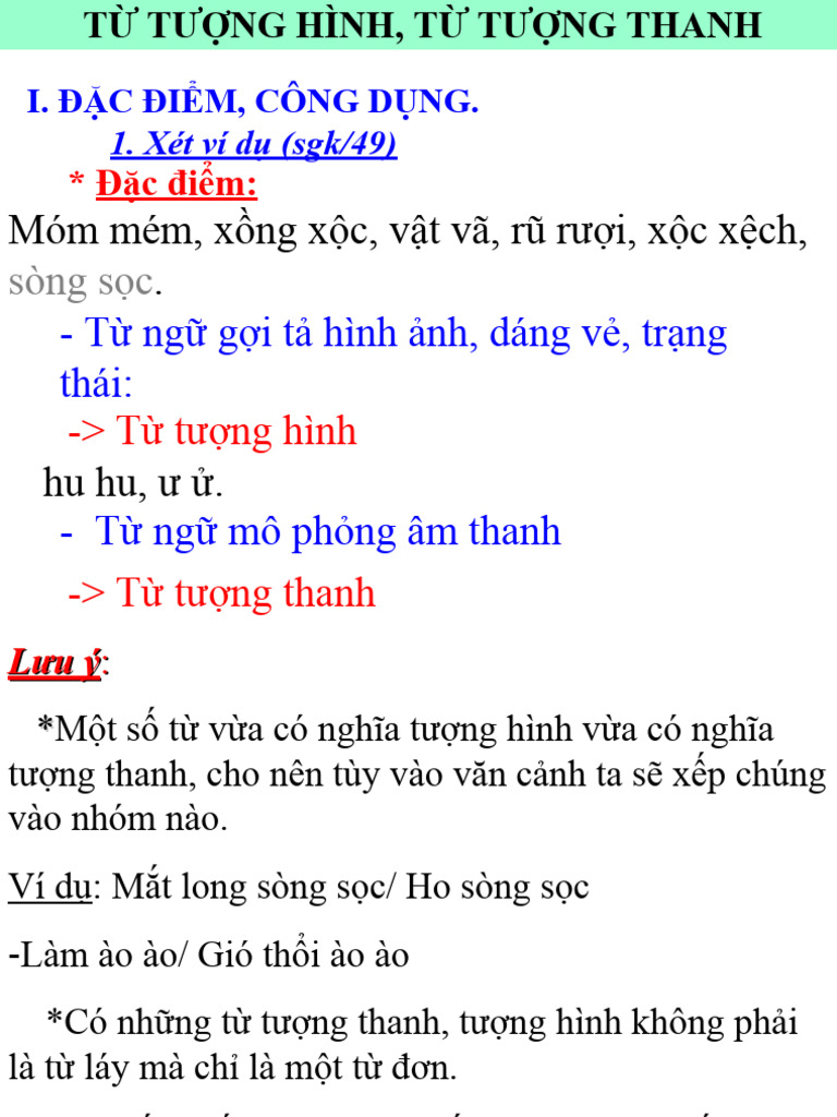 Từ tượng hình ví dụ: Khám phá thế giới âm thanh và hình ảnh sống động Gallery 2