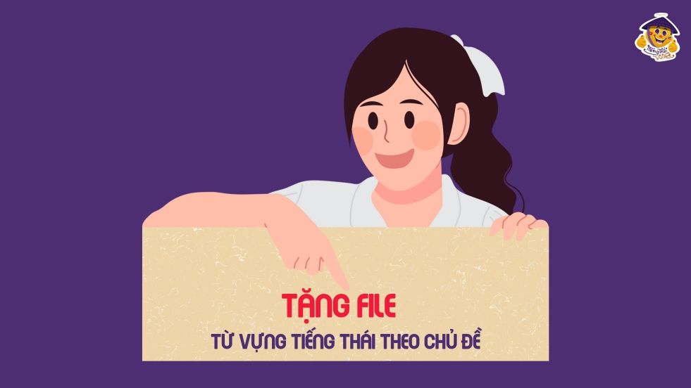 Từ vựng tiếng Thái theo chủ đề PDF