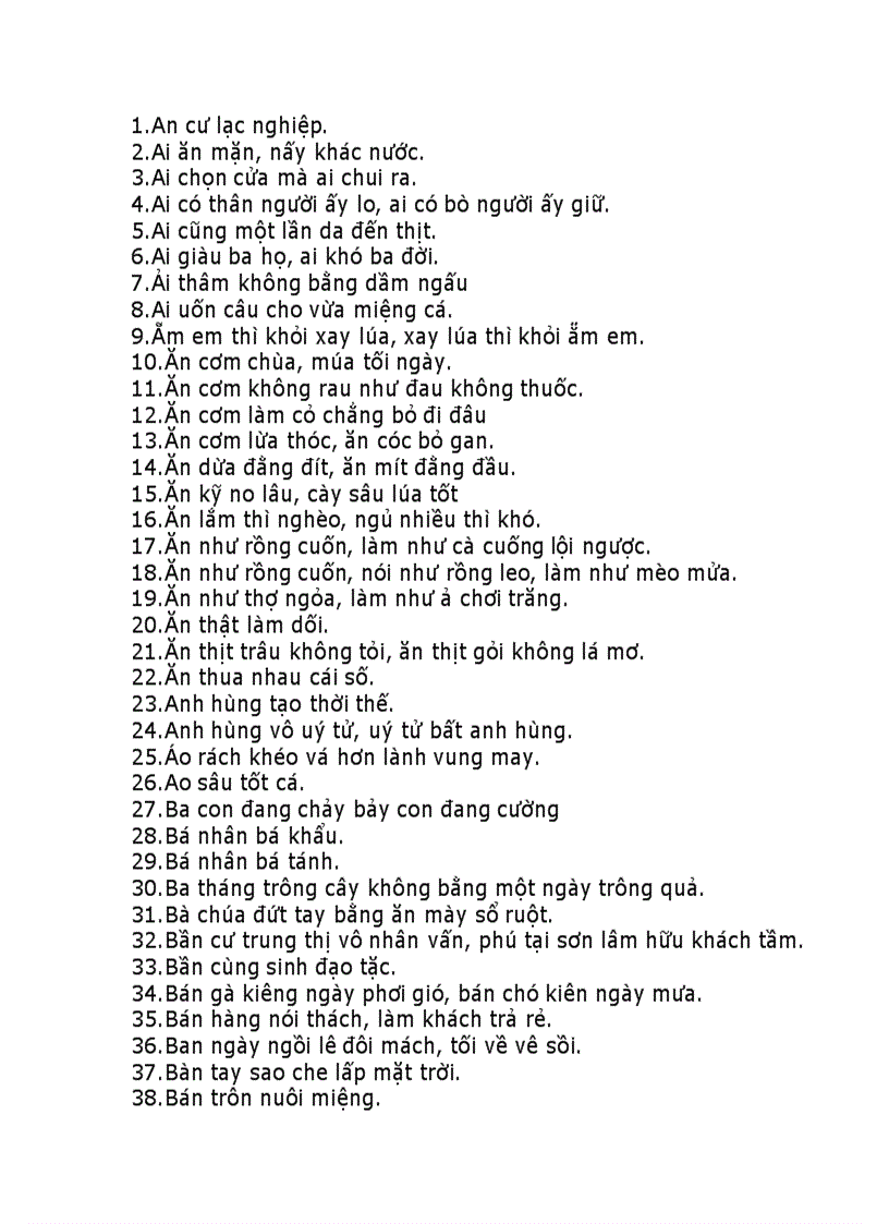 Tục Ngữ Ngắn Hay Và Ý Nghĩa Gallery 2