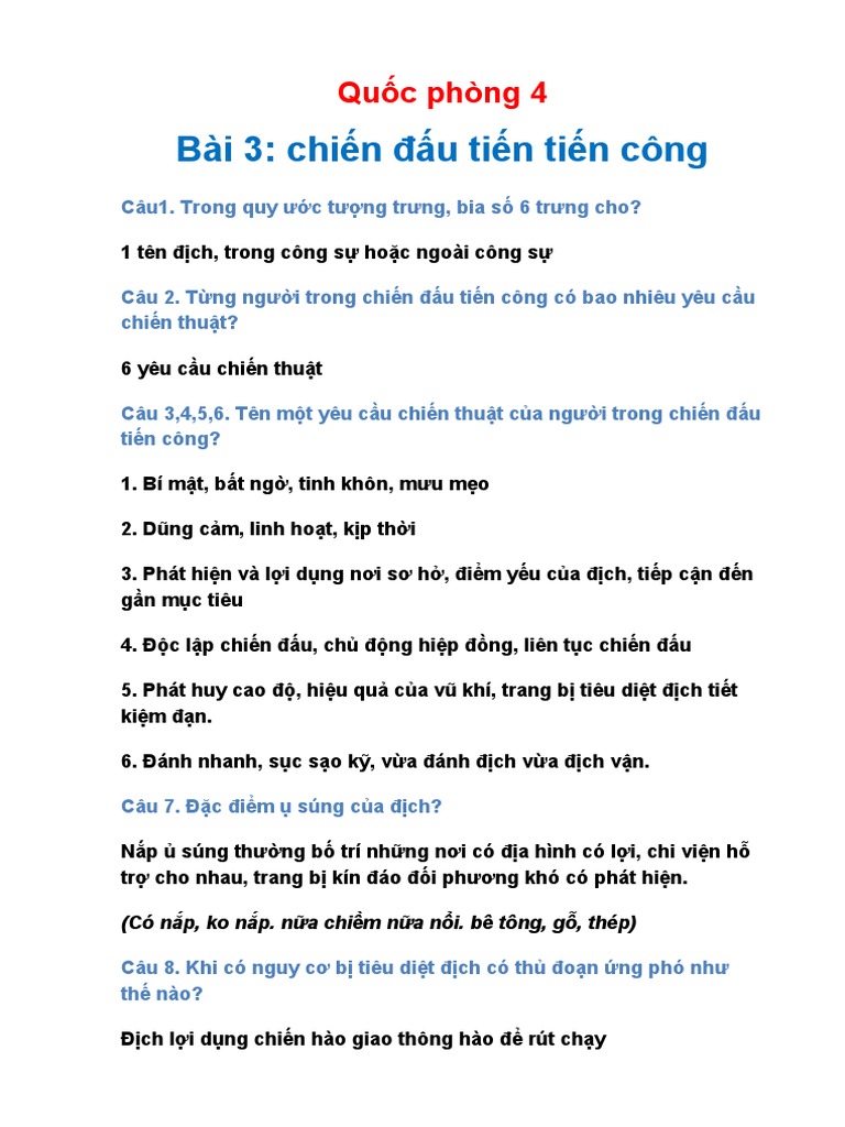 Từng Người Trong Chiến Đấu Phòng Ngự Có Mấy Yêu Cầu Chiến Thuật? Gallery 2