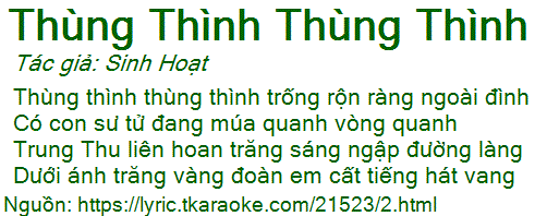 Tùng Tùng Tùng Trống Rộn Ràng Ngoài Đình