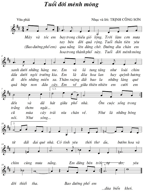 Tuổi Đời Mệnh Mông