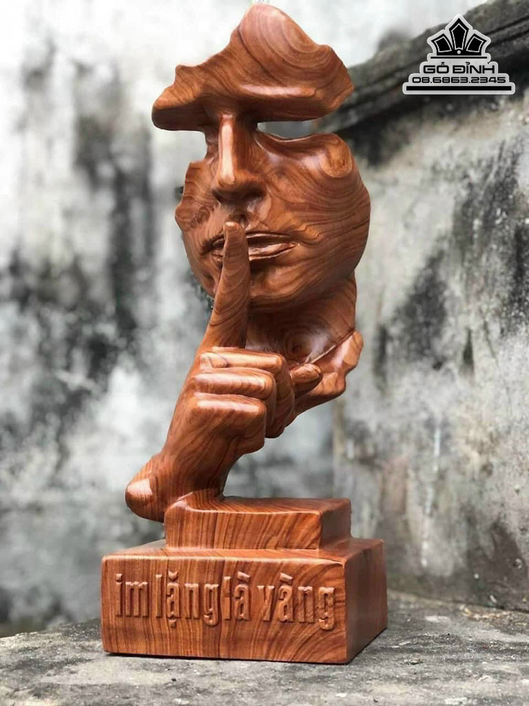 Tượng Im Lặng Là Vàng Gallery 2