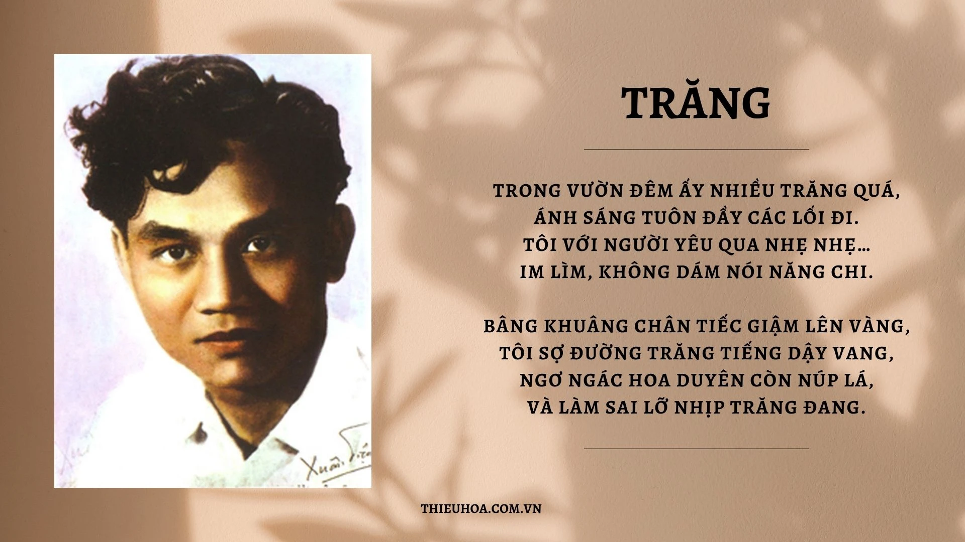Thơ Tình Xuân Diệu Hay Nhất: Tuyển Tập Những Bài Thơ Tình Đẹp Nhất Của Ông Gallery 2