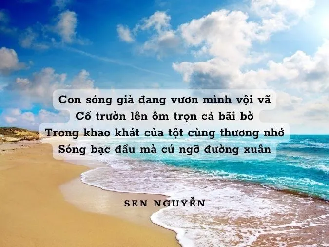 Thơ về Sóng Biển và Tình Yêu -  Làn Sóng Cuồn Cuộn, Tình Yêu Mênh Mông Gallery 2