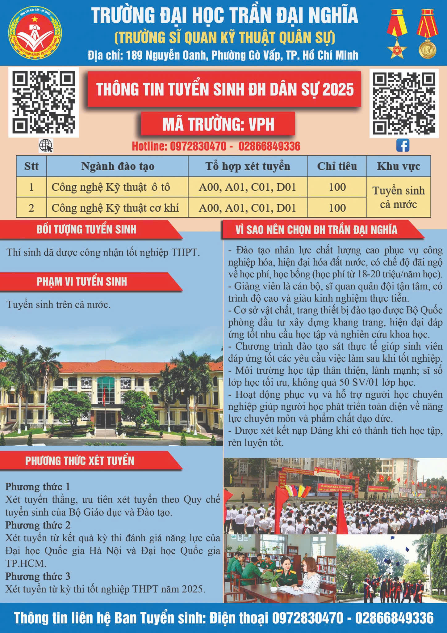 Trường Đại học Trần Đại Nghĩa - Thông tin tuyển sinh và đào tạo Gallery 2