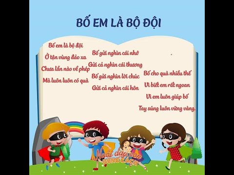 Bài thơ Bố em là bộ đội Gallery 1