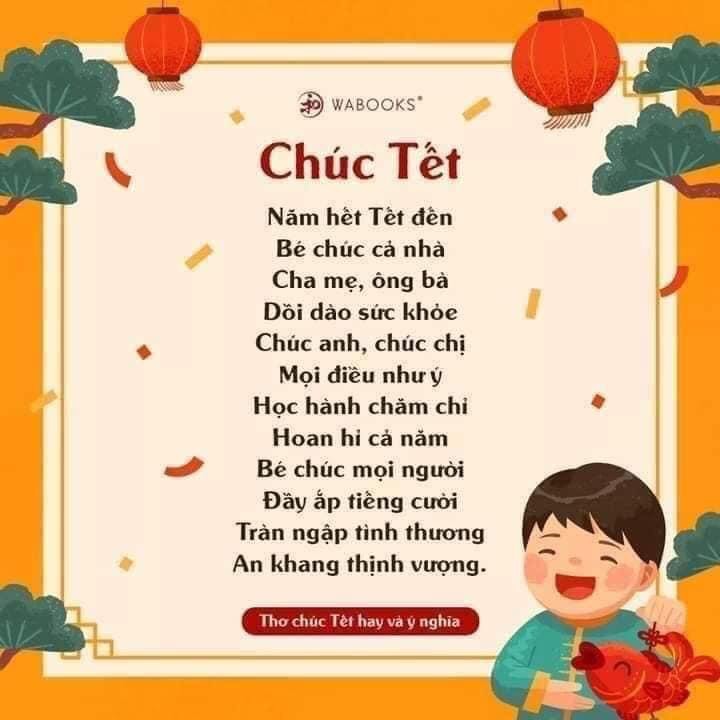 Bài Thơ Chúc Tết Mầm Non Hay Nhất Gallery 1