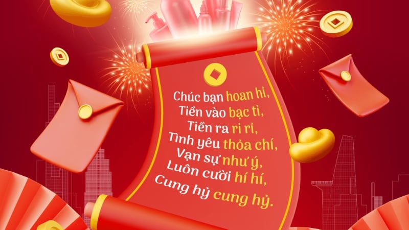 Câu Chúc Tết 4 Chữ Hài Hước Gallery 1