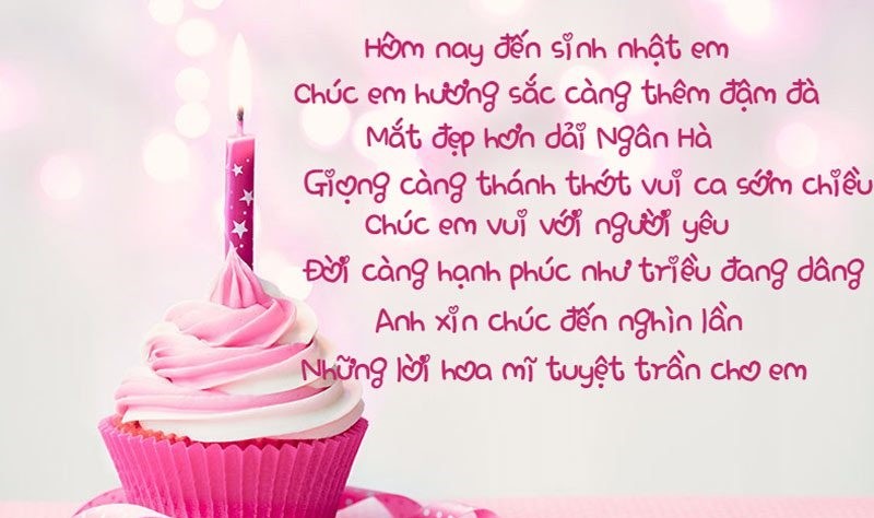 Những Câu Thơ Chúc Mừng Sinh Nhật Vợ Hay Gallery 1