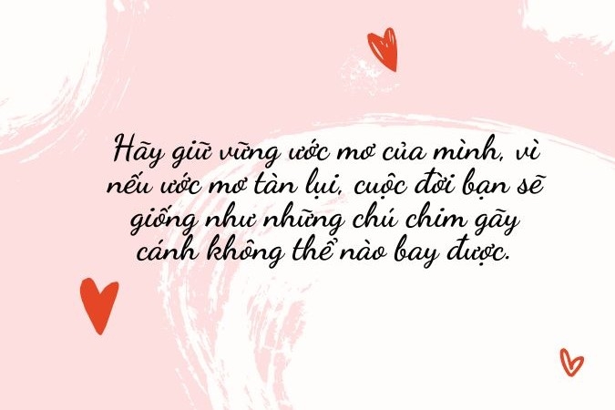 STT về ước mơ: Những câu nói truyền cảm hứng giúp bạn chinh phục giấc mơ Gallery 2