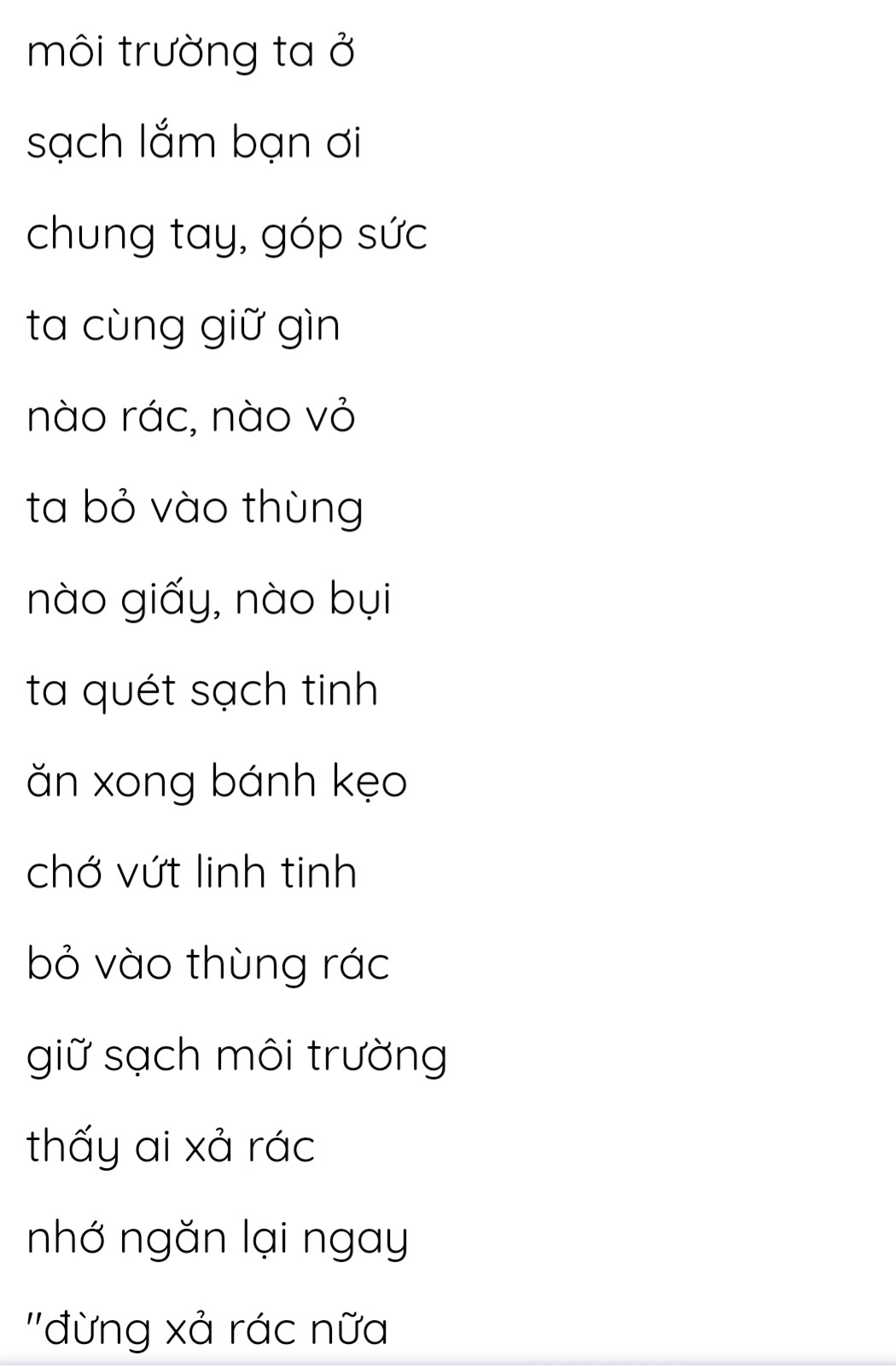 Thơ 4 Chữ Về Môi Trường Gallery 1