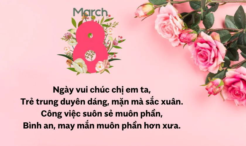 Thơ 8/3 tặng đồng nghiệp Gallery 1