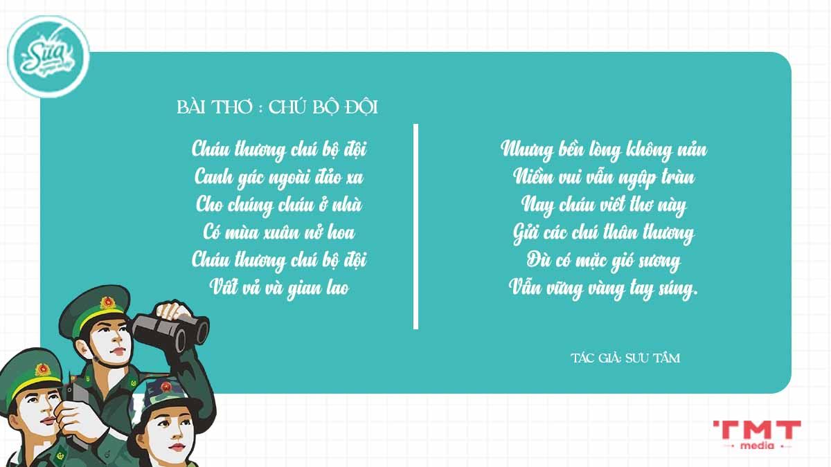 Thơ Chú Bộ Đội 3 Tuổi Gallery 1