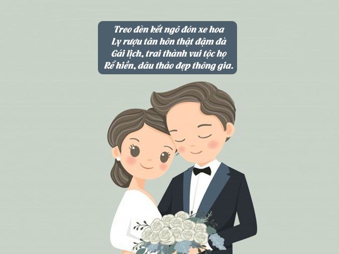 Thơ Chúc Đám Cưới Hài Hước:  Những Câu Thơ Vui Nhộn Cho Ngày Cưới Gallery 1