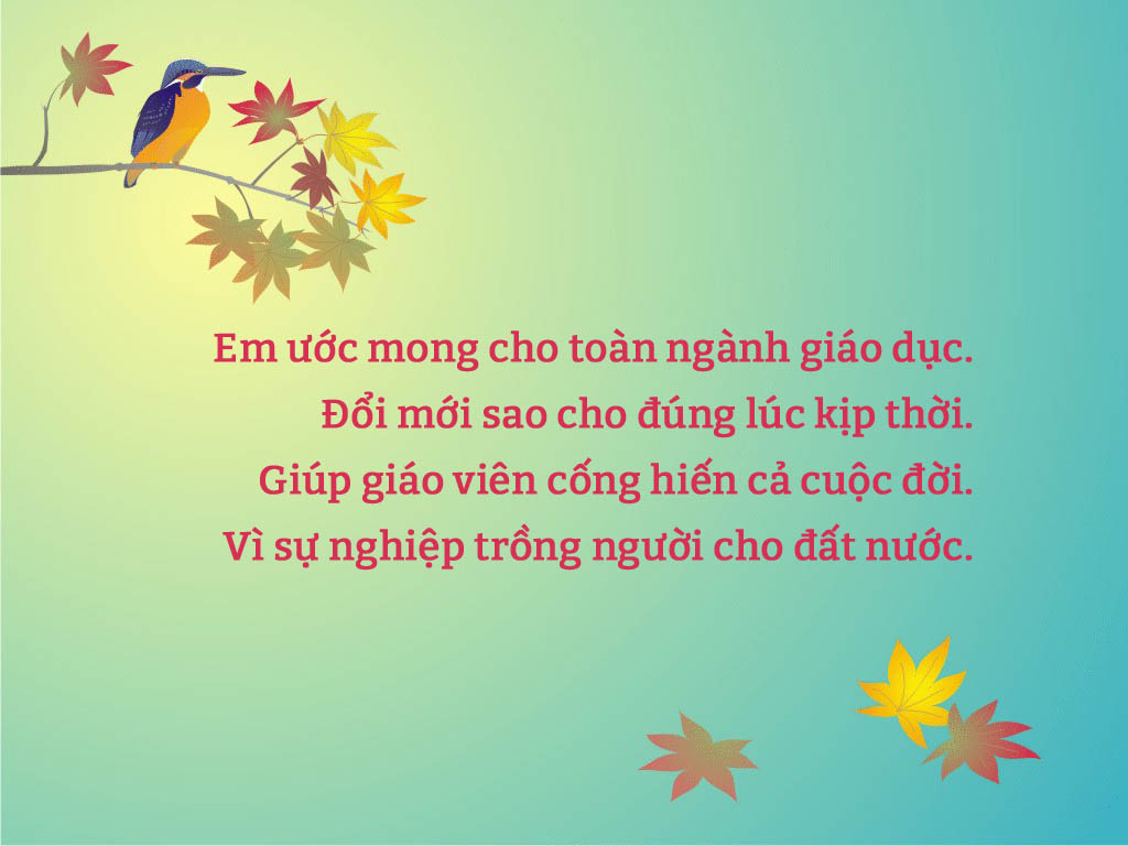 Thơ Hay Về Nghề Giáo Viên: Những Vần Thơ Ngợi Ca Tâm Hồn Thầy Cô Gallery 1