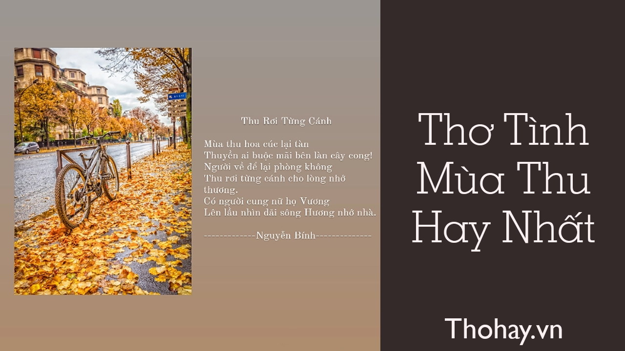 Thơ Tình Mùa Thu Nhớ Anh Gallery 1