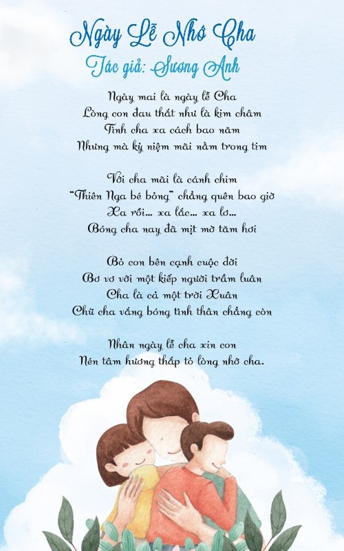 Thơ Hay Về Tình Cha Con Gợi Cảm xúc sâu sắc Gallery 1