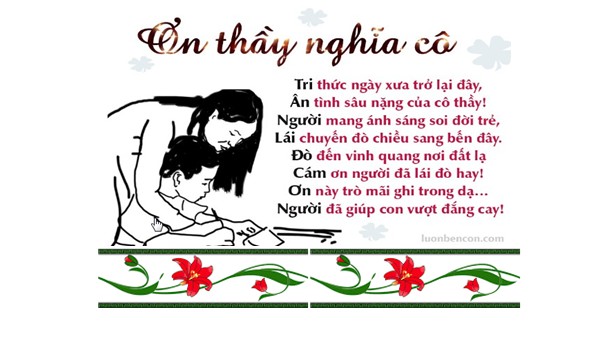 Thơ về Ngày Nhà giáo Việt Nam 20tháng 11 Gallery 1