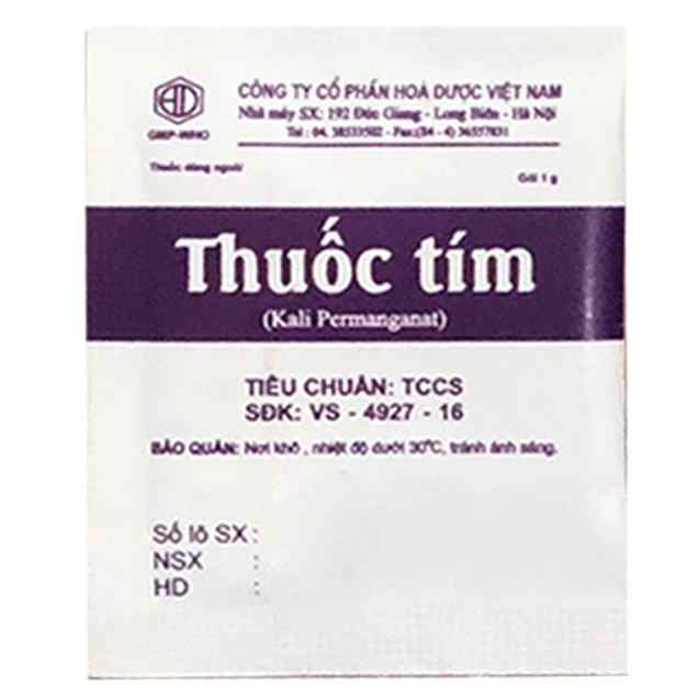Tỷ lệ pha thuốc tím Gallery 1