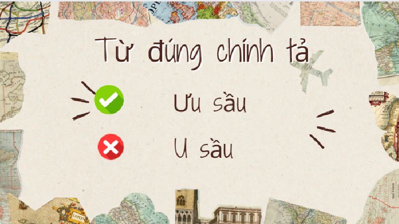 U sầu hay ưu sầu?