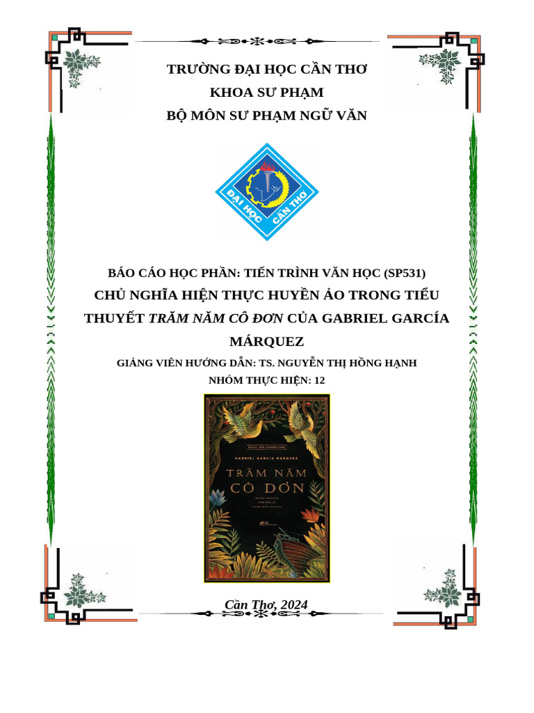 Chủ nghĩa hiện thực ma thuật trong tác phẩm của Gabriel García Márquez: Một nghiên cứu Gallery 2