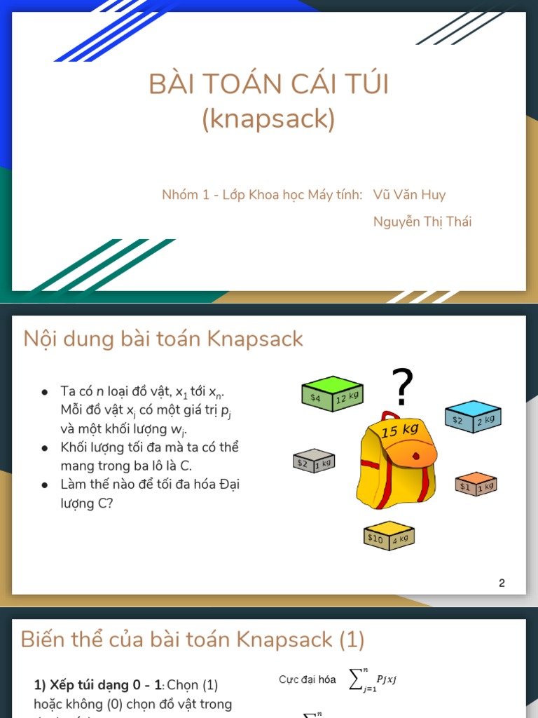 Bài Toán Cái Túi: Giải Pháp Tối Ưu Cho Vấn Đề Cân Nặng Gallery 2