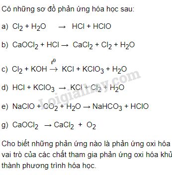 Số oxi hóa của Clo trong CaOCl₂ Gallery 2