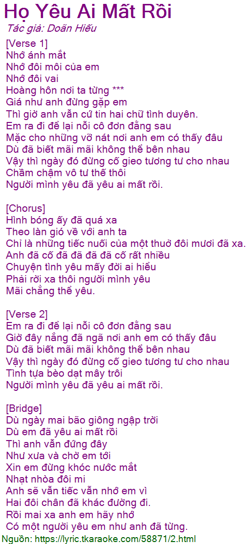 Nhớ ánh mắt nhớ đôi môi của em Gallery 1