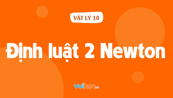 Công thức Định luật 2 Newton lớp 10 Gallery 2
