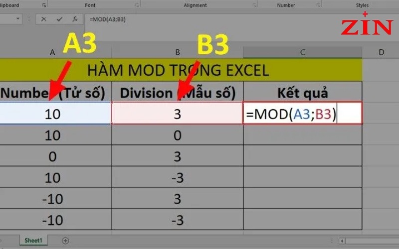 Chia Lấy Dư Trong Excel Gallery 2
