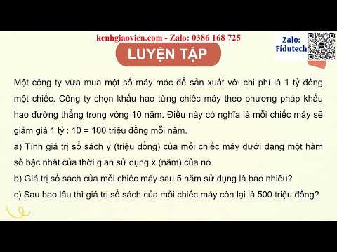 Hàm số bậc nhất và ứng dụng Gallery 2