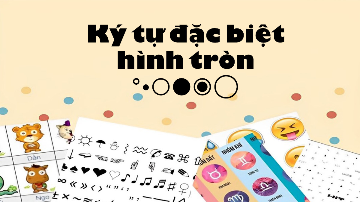 Kí tự đặc biệt chữ trong vòng tròn Gallery 2