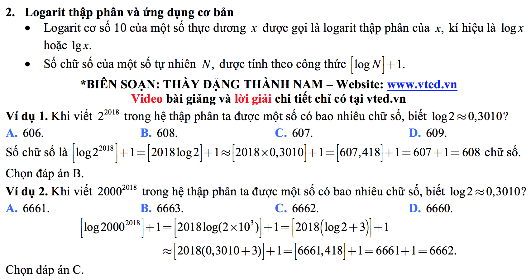 Logarit Cơ Số 10 là gì? Gallery 1