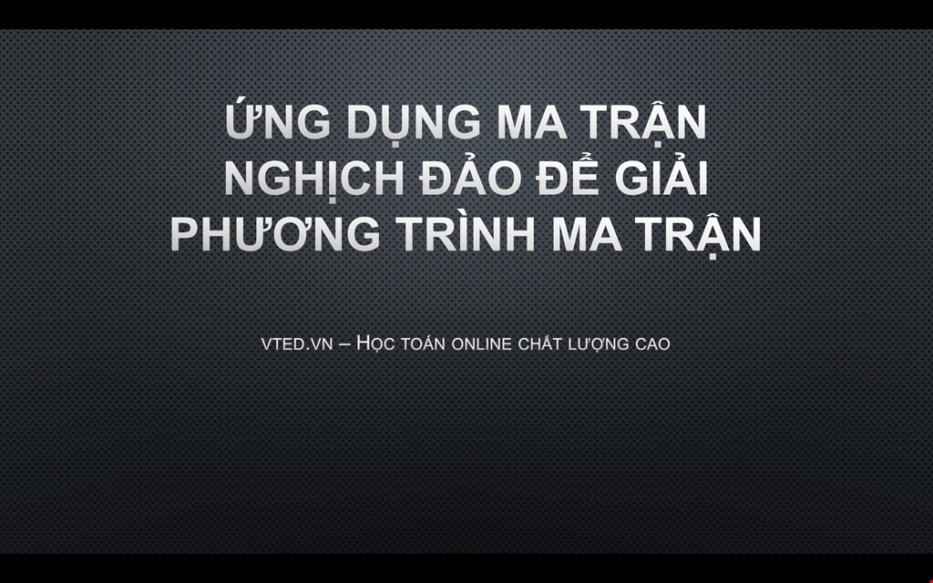 Tính Ma Trận Nghịch Đảo Gallery 2