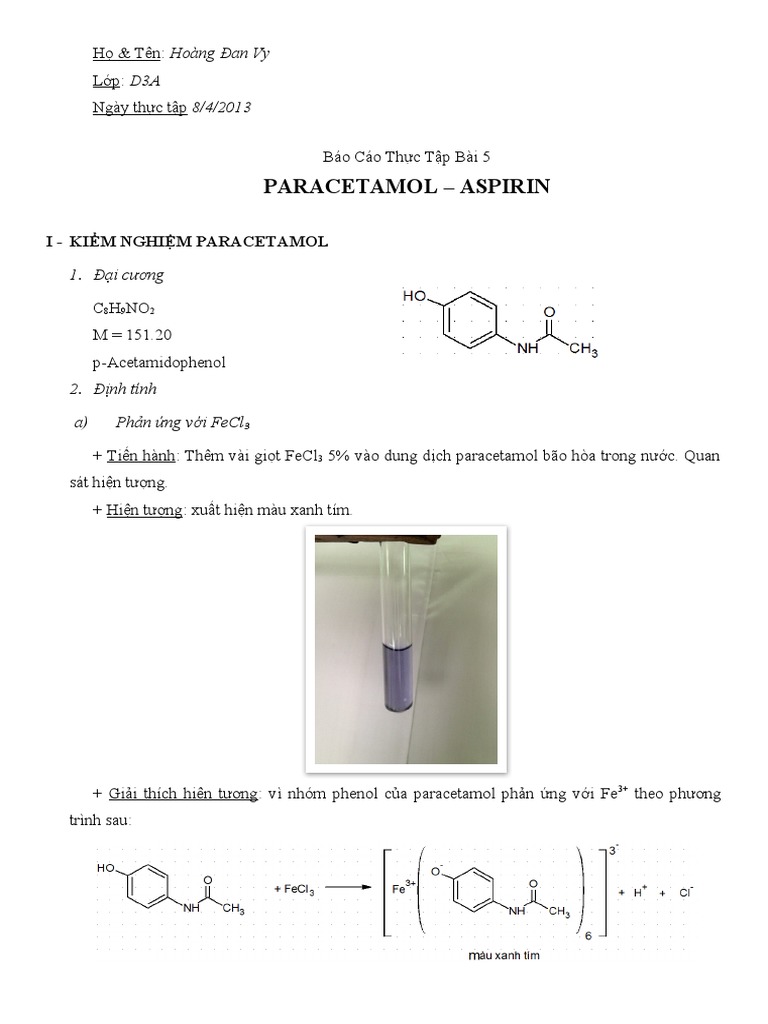 Acid Salicylic + FeCl3: Phản ứng và ứng dụng Gallery 2