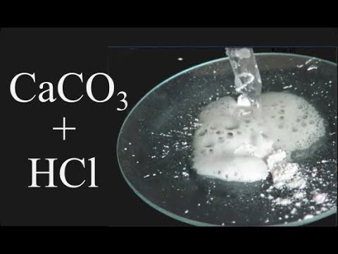 Phản ứng giữa Hydrochloric Acid và Calcium Carbonate Gallery 2