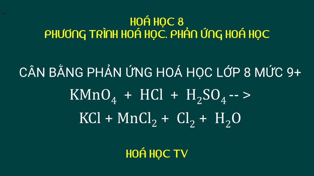 Phản ứng giữa KMnO4, HCl, KCl, MnCl2, Cl2 và H2O Gallery 2