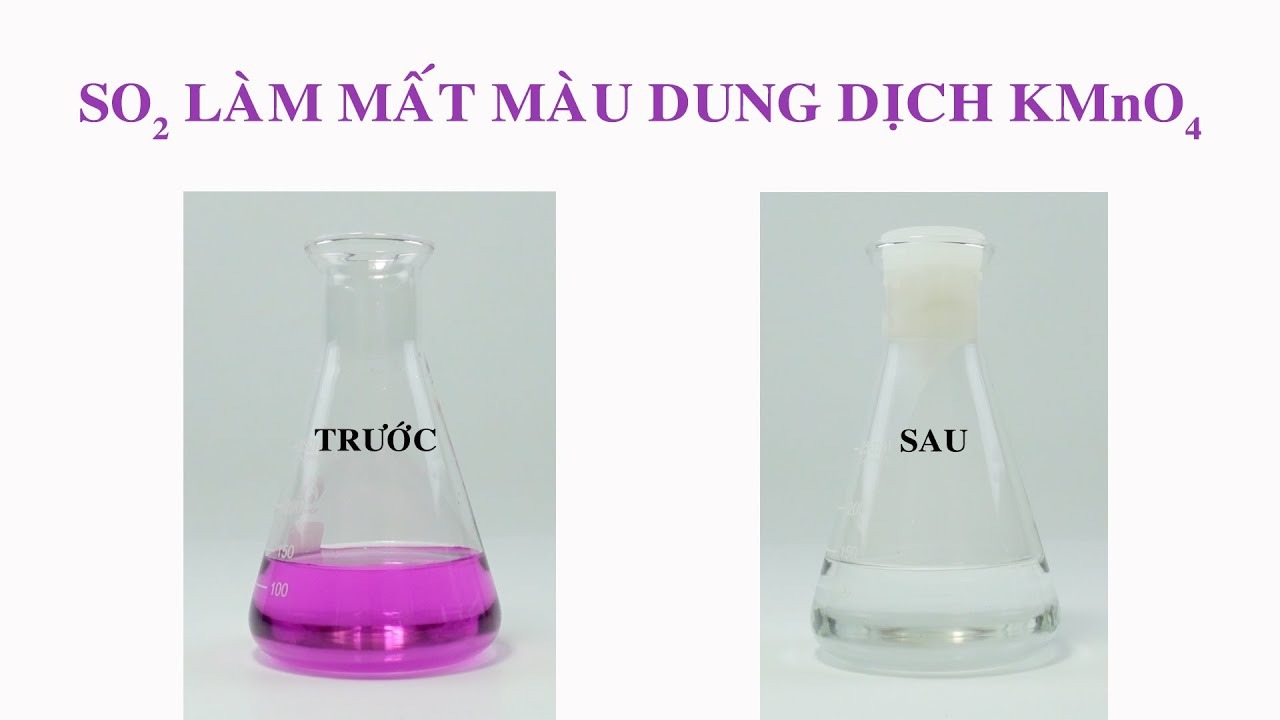 Hiện tượng phản ứng SO2 + KMnO4 + H2O Gallery 2