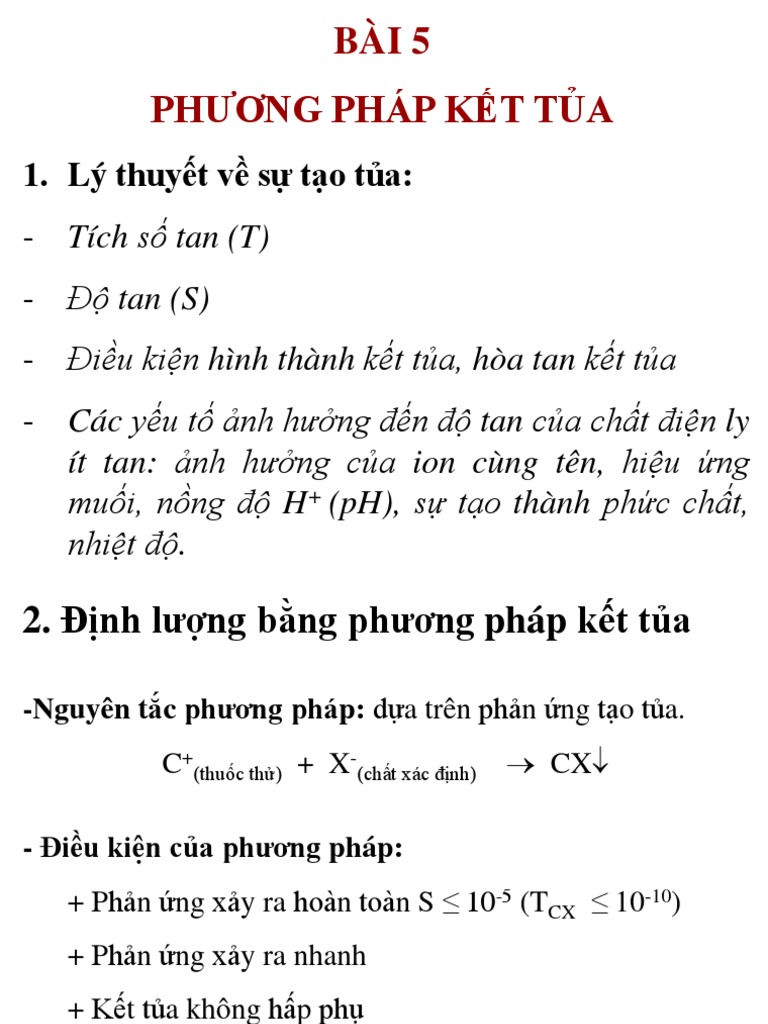 Phương pháp đồng kết tủa Gallery 2