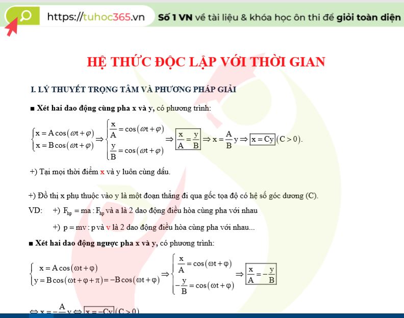 Phương Trình Độc Lập Thời Gian Gallery 1